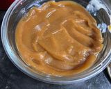 A picture of step 4 of Chickoo delight.