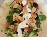 A picture of step 3 of My Quick BBQ Chicken Wrap.