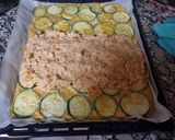 Foto del paso 7 de la receta Brazo gitano de calabacín y langostinos