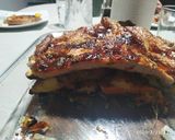 Foto del paso 7 de la receta: Montado de Matambrito de cerdo a la barbacoa en verduras rústica