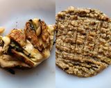 A picture of step 1 of Ringan (Brinjal) Oro and Sorghum, Pearl Millet Chapti.