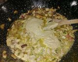 Foto del passaggio 4 della ricetta Tagliatelle funghi porcini e speck