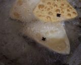 A picture of step 10 of Badam puri.