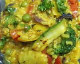 A picture of step 6 of Mix lentil Mexican khichadi (Jain and regular).