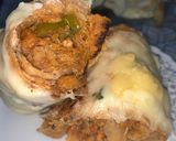 A picture of step 4 of Baked Shawarma Rolls.