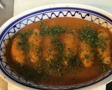 A picture of step 7 of Baked Salmon Quenelles with Lobster Sauce.