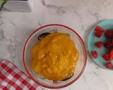 Foto langkah ke 3 dari resep Sorbet Mangga 🥭 Topping Stroberi 🍓 #481.