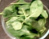 A picture of step 1 of Spinach paratha(palak paratha).