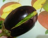A picture of step 1 of Baingan Ka Bharta🍆.