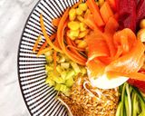 Une image de l'étape 16 de Bowl au saumon gravlax.
