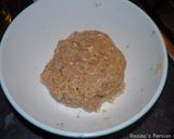 A picture of step 4 of Persian pan fried sumac kebab.