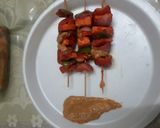 A picture of step 5 of Malaysian Peanut Satay.