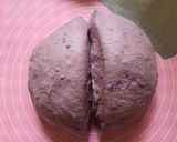 Foto langkah ke 4 dari resep Roti Kukus Ubi Ungu Isi Apel Cinnamon.
