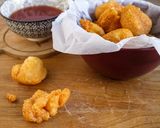 Foto del passaggio 4 della ricetta Finte frittelle di parmigiano leggere senza farina (gluten free)