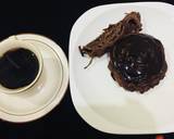 Black coffee with chocolate pancakes recipe step 1 photo