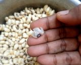 A picture of step 1 of Black eyed peas dhokla.