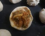 A picture of step 9 of Bhaji stuffed Buns eggless and without yeast.