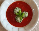 Spenótos-ricottás golyó (Malfatti) paradicsommártással recept fázis 3 fotója