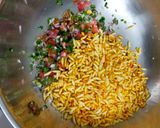 A picture of step 2 of Diet Bhel.