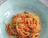 Foto langkah ke 6 dari resep 600. Spaghetti Tuna Aglio Olio.