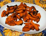 Une image de l'étape 10 de Frites de potimarron au miel et épices.