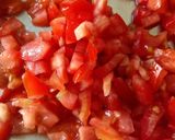 A picture of step 2 of Tomato phirni.
