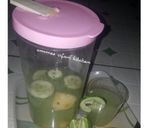 A picture of step 3 of Cocumber n lime juice.