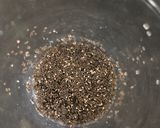 A picture of step 1 of Buko Salad Coconut Cold Salad.
