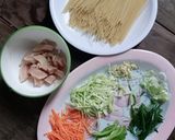 A picture of step 1 of Chowmin.
