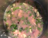 Foto langkah ke 8 dari resep MPASI 10 BulanTim[Kentang, Hati Sapi, Kacang Azuki & Caisim].