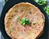 A picture of step 6 of Rajgira stuffed paratha.