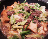 A picture of step 8 of Stir-Fried Spring Cabbage, Thinly Sliced Pork, and Fried Tofu with Miso.