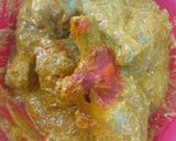 A picture of step 3 of Chatpata Chicken leg masala.