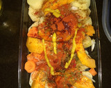 Foto del paso 3 de la receta: Al horno...Tapa de asado rellena 🤤verduras asadas+fideos!#truco