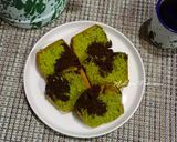 Foto langkah ke 8 dari resep Bolu Coklat Matcha Oven Tangkring 7 Bahan.