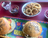 Foto del paso 12 de la receta: Hamburguesas.. con salsa barbacoa y aros de cebolla al horno