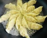 A picture of step 5 of How to Pan-Fry Gyoza (Homemade or Frozen) Perfectly.