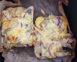 Champignon - 🥖Baguette im Airfryer überbacken Rezeptschritt 6 Foto