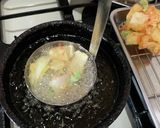 A picture of step 4 of Spring Onion and Green Bean Tempura Fritters.