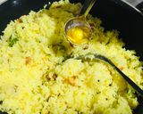 A picture of step 3 of Lemon Rice.