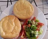 Foto del paso 3 de la receta: Hamburguesa de pollo con pan nube