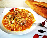 Foto del paso 5 de la receta: Rabo de cerdo con repollo