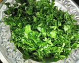A picture of step 2 of Fenugreek leaves Sabji (Methi leaves Sabji).
