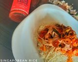 A picture of step 14 of Singaporean Rice.