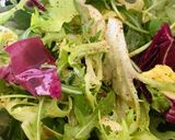 Hình bước làm 1 của món 🌱 Salad Rau Xanh Sốt Quýt Rắc Hành Phi