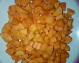A picture of step 1 of Vegetable rice.