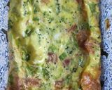 Foto langkah ke 3 dari resep Crustless Quiche.