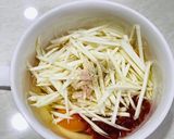 Foto langkah ke 3 dari resep Telur dadar 筊白筍,waterbamboo.