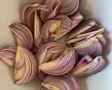A picture of step 6 of Roasted Butternut Squash and Red Onions with Tahini sauce.