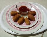 A picture of step 4 of Paneer Roll.